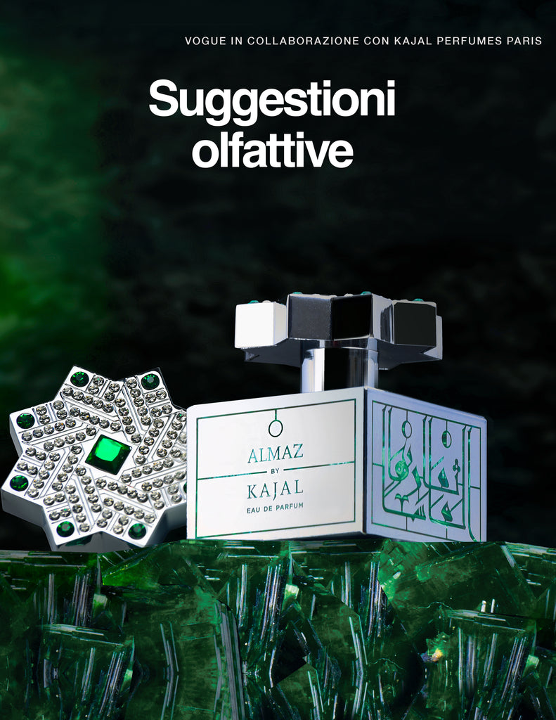 "SUGGESTIONI OLFATTIVE" Almaz by Kajal  futured in Vogue Italia June Issue