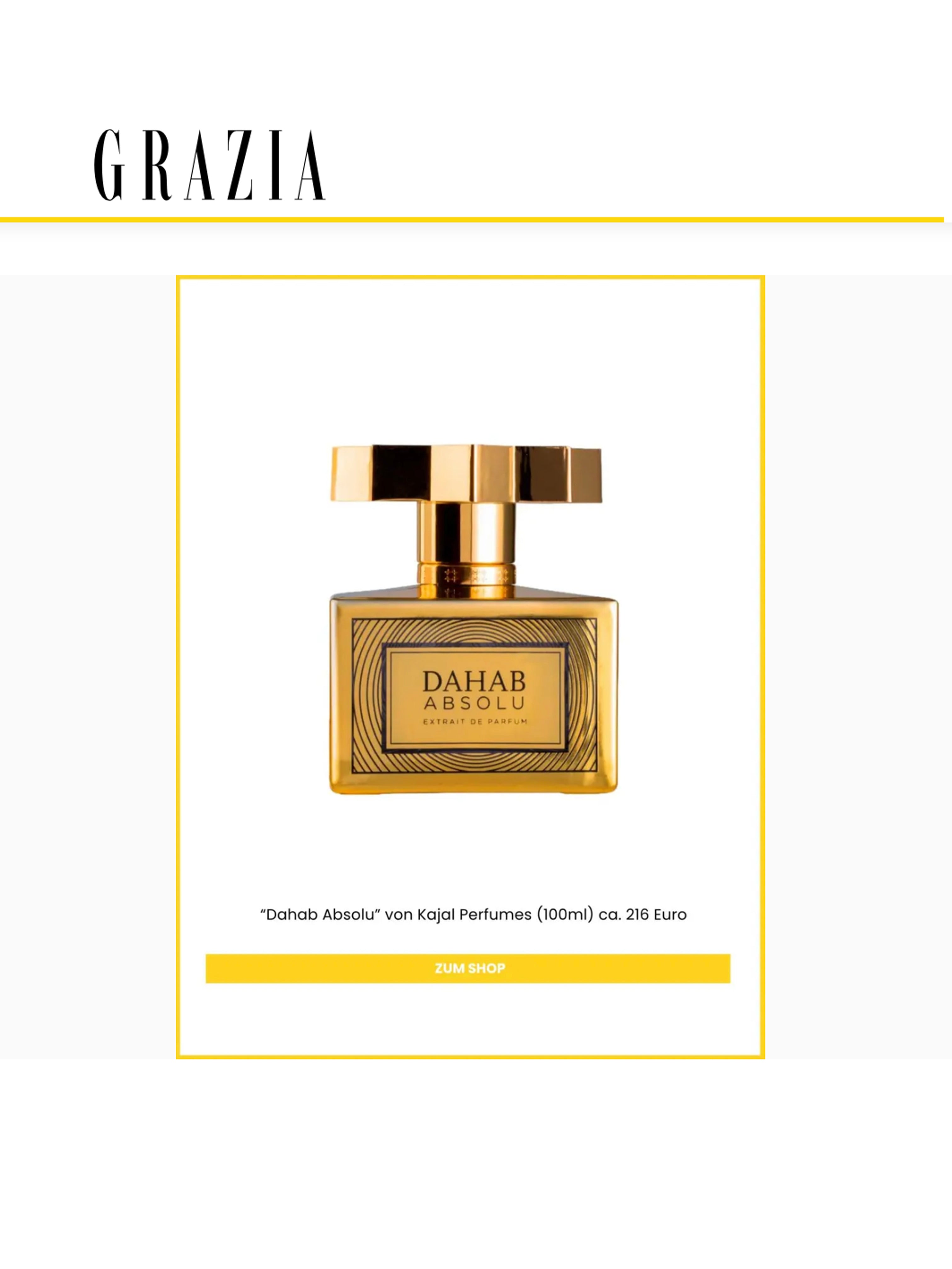 GRAZIA Germany: "The Fragrances That Capture the Essence of an Elegant Fruit Cocktail"