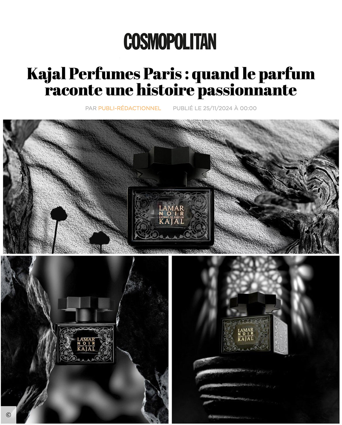 COSMOPOLITAN:  Quand le parfum raconte une histoire passionnante