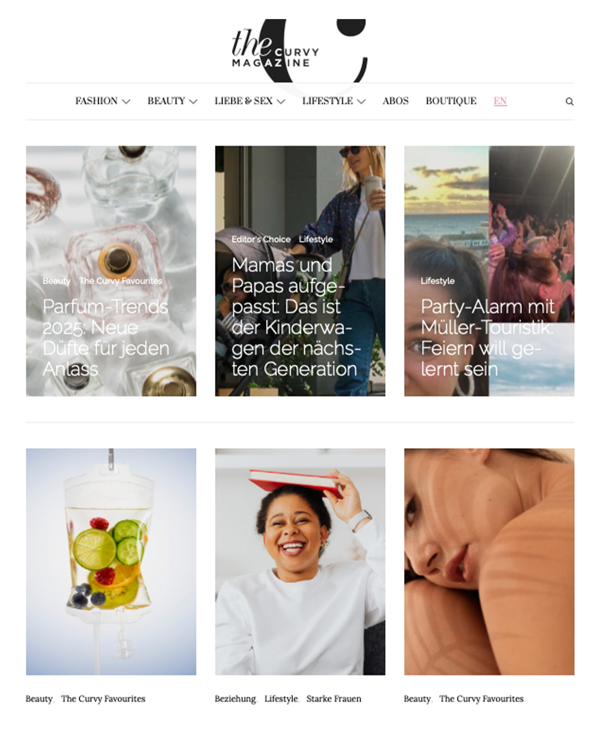 Editorial of Ruby by Kajal in The Curvy Magazine Germany