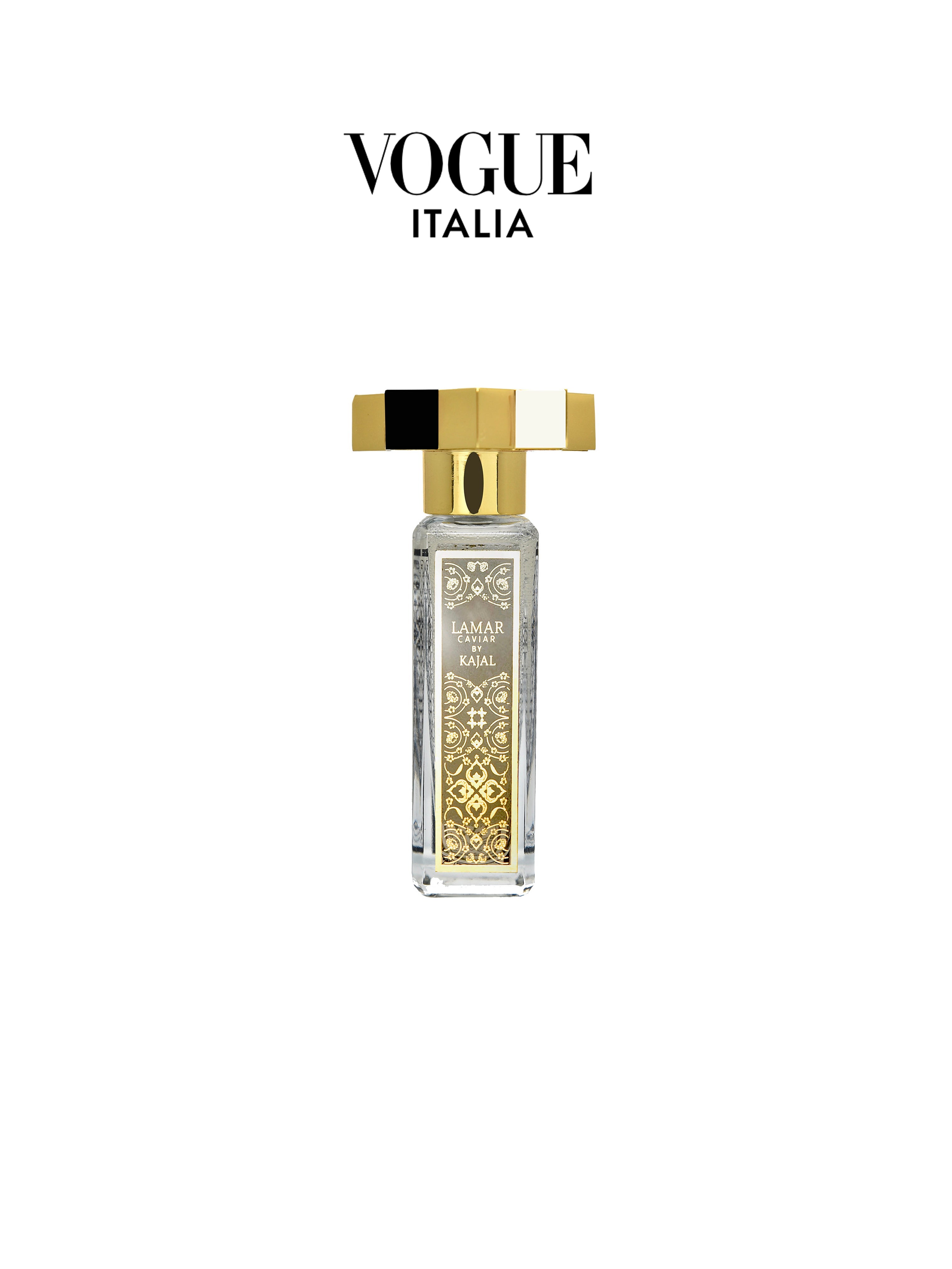 Vogue Italia Beauty: "Lamar Caviar by Kajal, il primo profumo con ingredienti skincare"