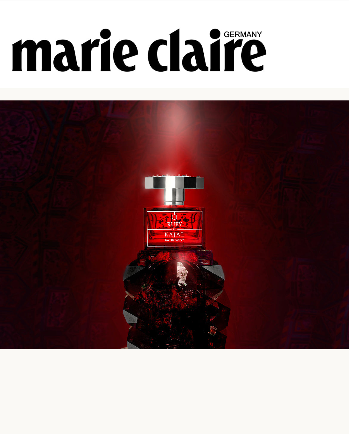 Ruby by Kajal featured in Marie Claire Germany